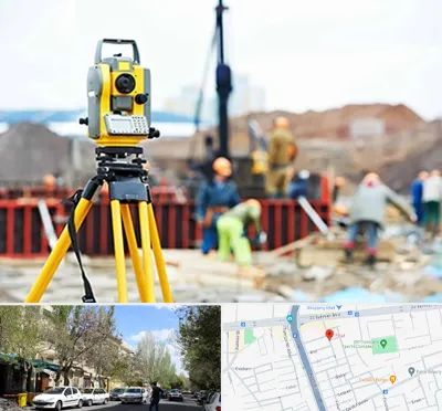 نقشه برداری در کوی فیروز تبریز 