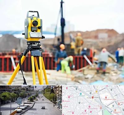 نقشه برداری در خیابان زند شیراز 