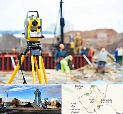 نقشه برداری در تایباد