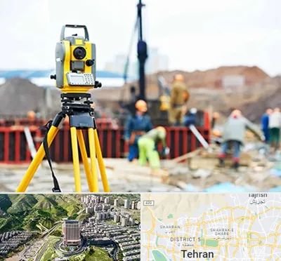 نقشه برداری در شمال تهران 