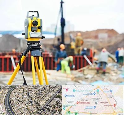 نقشه برداری در شهرک غرب مشهد 