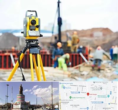 نقشه برداری در کارگر جنوبی