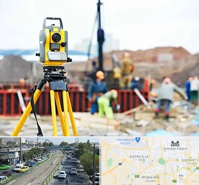 نقشه برداری در جنوب تهران 