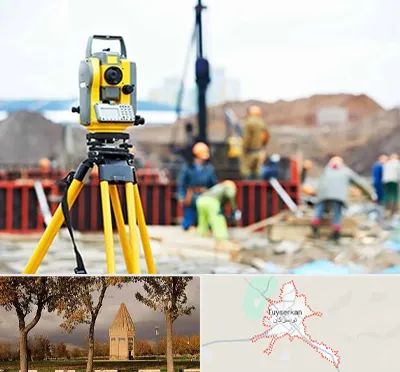 نقشه برداری در تویسرکان