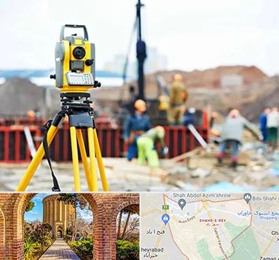 نقشه برداری در شهر ری