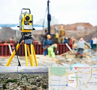 نقشه برداری در گیشا 