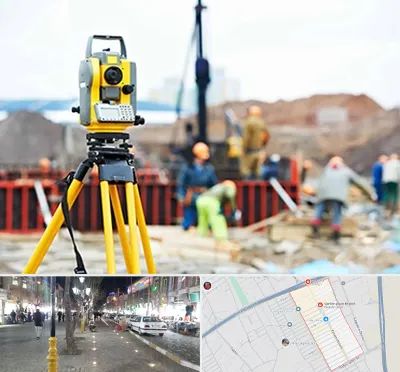 نقشه برداری در باغ فیض اسلامشهر 