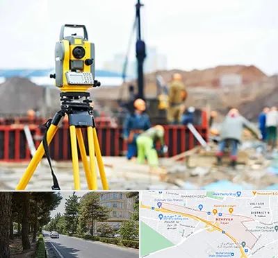 نقشه برداری در مهرویلا کرج 