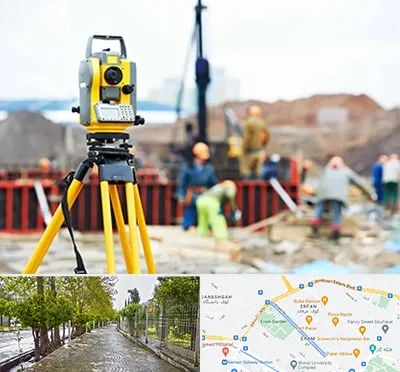 نقشه برداری در خیابان ارم شیراز 