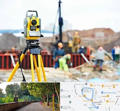 نقشه برداری در بلوار گیلان رشت 