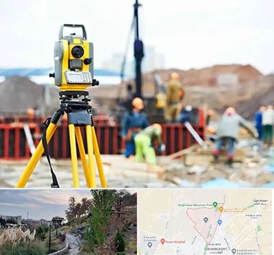 نقشه برداری در باغستان کرج 