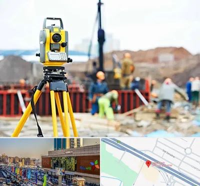 نقشه برداری در لاله پارک تبریز 