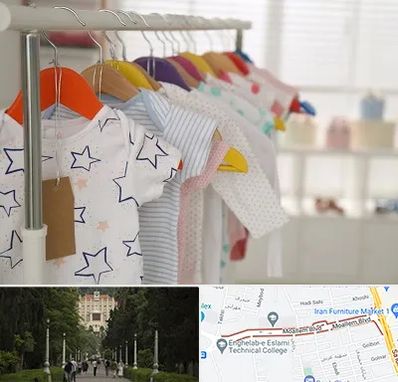 فروشگاه لباس نوزاد در بلوار معلم رشت