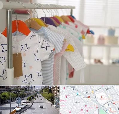 فروشگاه لباس نوزاد در خیابان زند شیراز