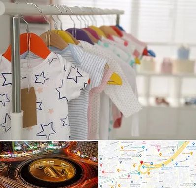 فروشگاه لباس نوزاد در میدان ولیعصر