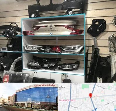 لوازم یدکی رنو در نصف راه تبریز 