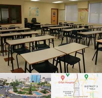 کلاس آمادگی تیزهوشان در ونک 