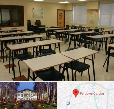 کلاس آمادگی تیزهوشان در باغ فردوس