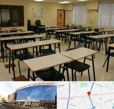 کلاس آمادگی تیزهوشان در نصف راه تبریز 