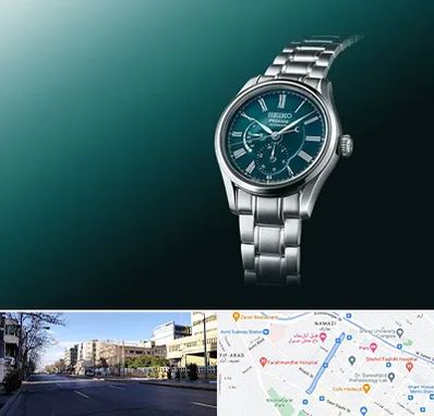 فروشگاه ساعت سیکو در خیابان ملاصدرا شیراز 