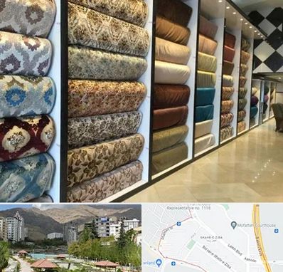 پارچه فروشی در شهر زیبا 