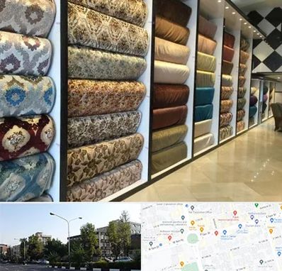 پارچه فروشی در میدان کاج 