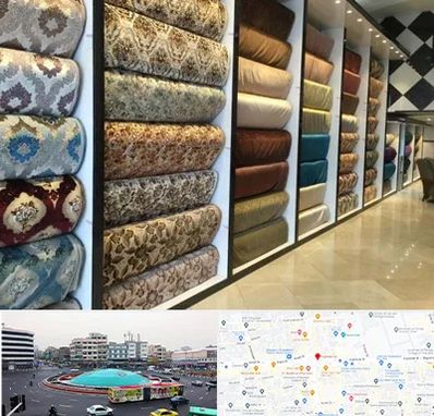 پارچه فروشی در میدان انقلاب 