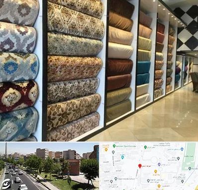 پارچه فروشی در شهرک آزمایش 