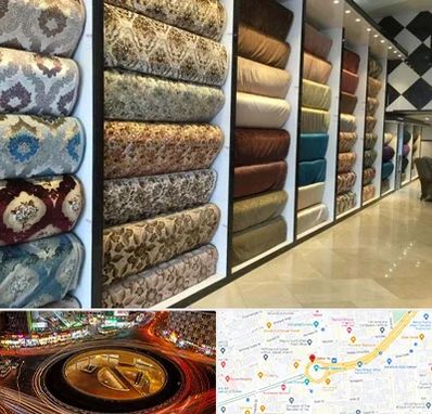 پارچه فروشی در میدان ولیعصر 