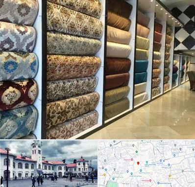 پارچه فروشی در میدان شهرداری رشت 