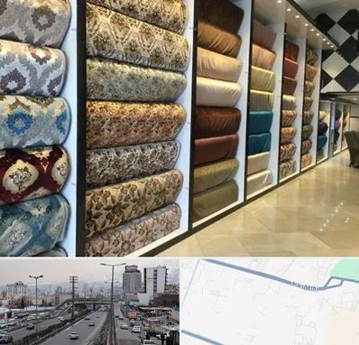 پارچه فروشی در بلوار ارتش