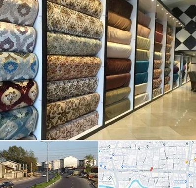 پارچه فروشی در ضیابری رشت 