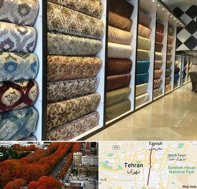 پارچه فروشی در ولیعصر 