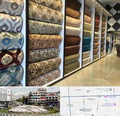 پارچه فروشی در مرکز تهران