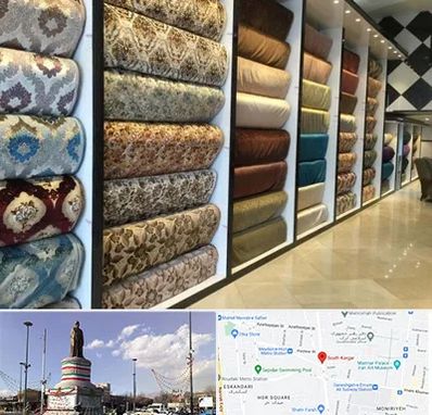 پارچه فروشی در کارگر جنوبی 