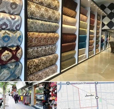 پارچه فروشی در سلسبیل