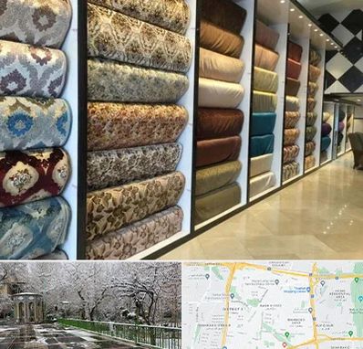 پارچه فروشی در باغ فیض 