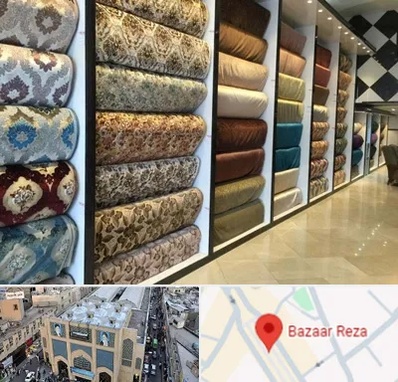 پارچه فروشی در بازار رضا مشهد