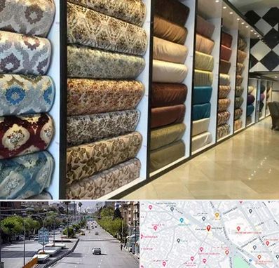 پارچه فروشی در خیابان زند شیراز 