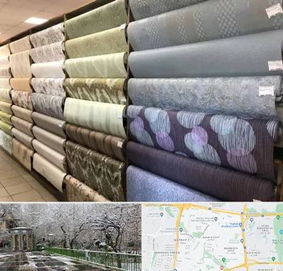 پارچه فروشی ارزان در باغ فیض 