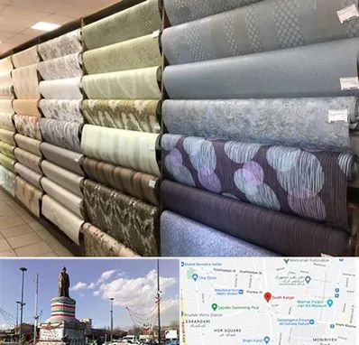 پارچه فروشی ارزان در کارگر جنوبی