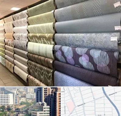 پارچه فروشی ارزان در خیابان بهشتی