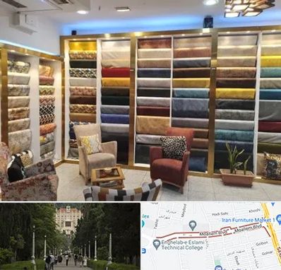 فروشگاه پارچه مبلی در بلوار معلم رشت 