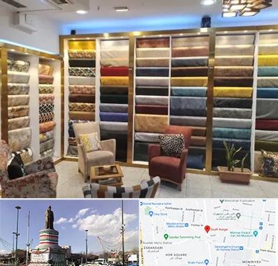 فروشگاه پارچه مبلی در کارگر جنوبی 