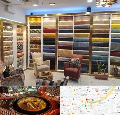 فروشگاه پارچه مبلی در میدان ولیعصر