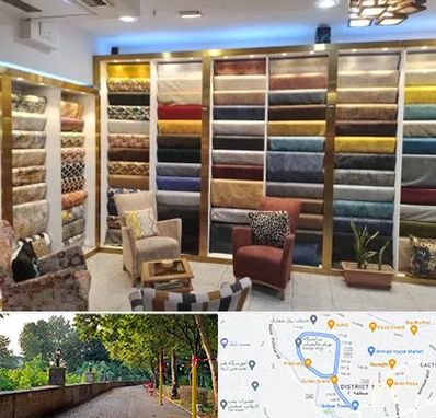 فروشگاه پارچه مبلی در فلکه گاز رشت 