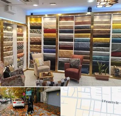 فروشگاه پارچه مبلی در خیابان فلسطین