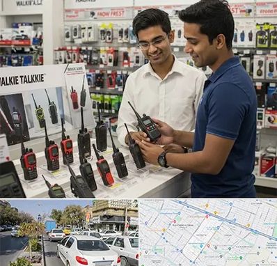 بیسیم (واکی تاکی) در مفتح مشهد 