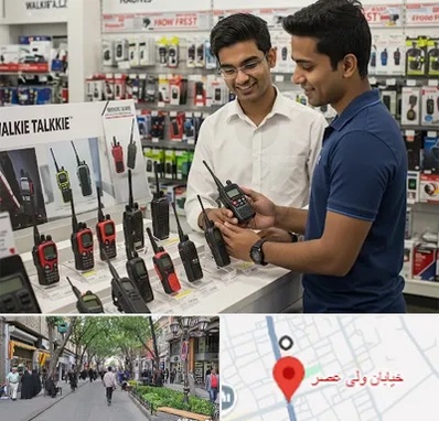 بیسیم (واکی تاکی) در ولیعصر شهریار