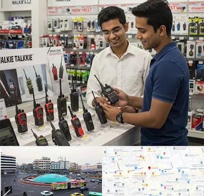 بیسیم (واکی تاکی) در میدان انقلاب 